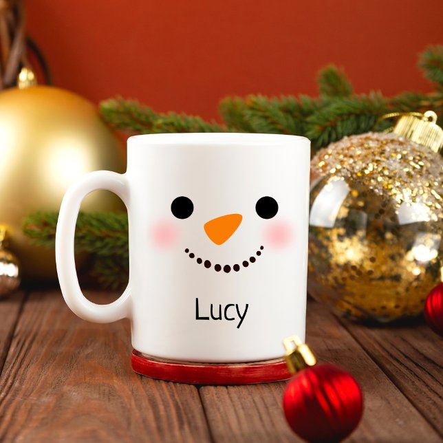 Personalised Snowman Mugs,Custom Christmas Mug (Creator Uploaded)