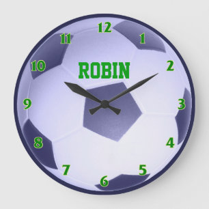 Personalised Soccer Ball Clock