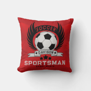 Personalised Soccer Ball Design   For Sport Lovers Cushion
