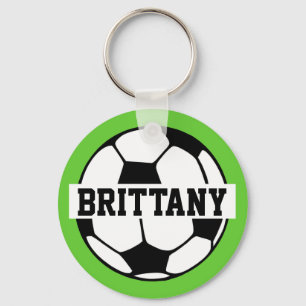 Personalised Soccer Ball Keychain