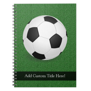 Personalised Soccer Ball Notebook