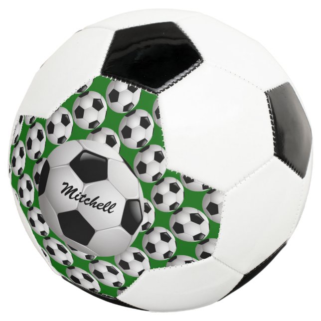 Personalised Soccer Ball on Football Pattern (Three Quarter)