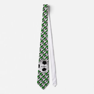 Personalised Soccer Ball on Football Pattern Tie