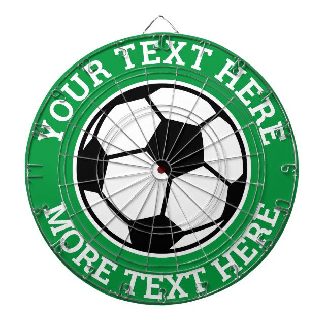 Personalised soccer ball sports game dartboard (Front)