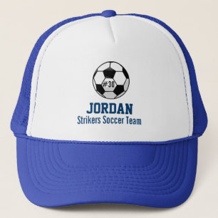Personalised Soccer Ball with Team Name and Number Trucker Hat