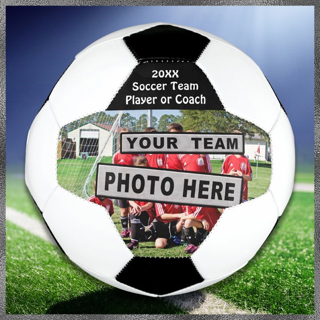 Personalised Soccer Ball with Your PHOTO and TEXT (Senior Night Soccer Gifts. Soccer Coach Gifts. Photo Soccer Ball. Soccer Gifts for Seniors.)