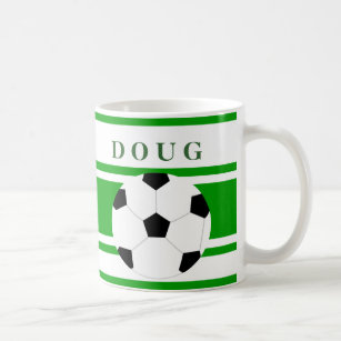 Personalised Soccer Coffee Mugs