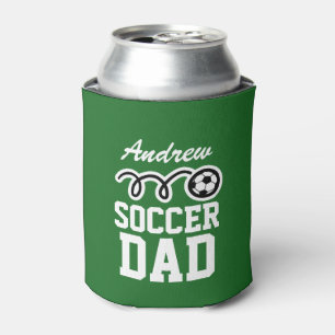 Personalised soccer dad can coolers