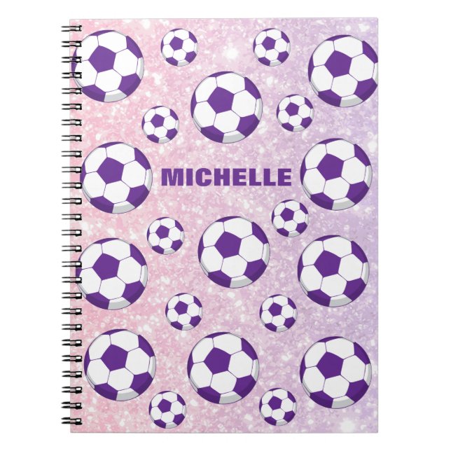 Personalised Soccer Field Notebook (Front)