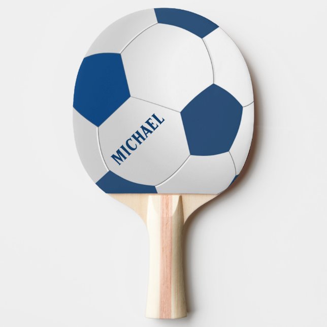 Personalised Soccer Football Ping Pong Paddle (Front)