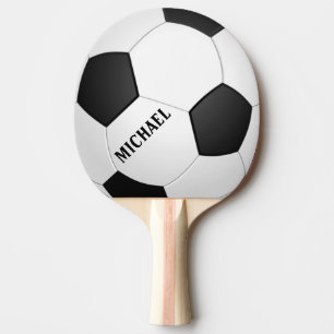 Personalised Soccer Football Ping Pong Paddle