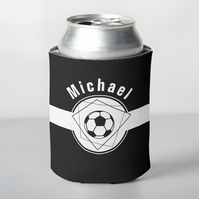 Personalised Soccer Football Player Goalie Gift Can Cooler (Creator Uploaded)