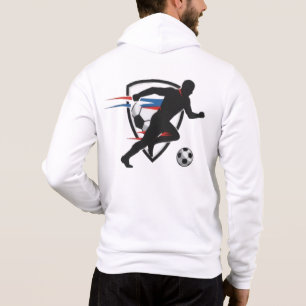 Personalised Soccer Hoodie Minimalist Football