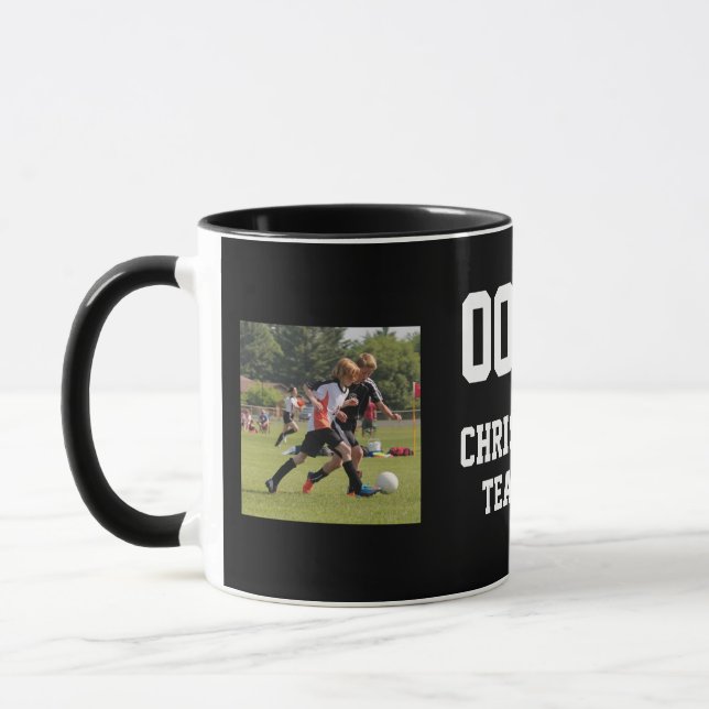 Personalised Soccer kids Mug (Left)