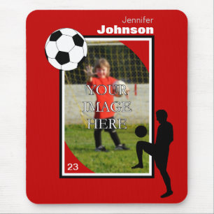 Personalised Soccer Mouse Pad