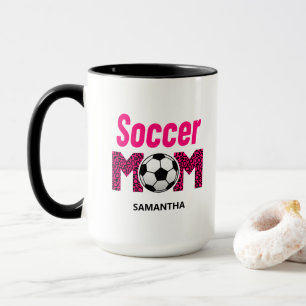 Personalised Soccer Mum Custom Name  Mug