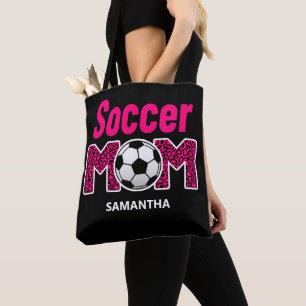 Personalised Soccer Mum Custom Name Tote Bag