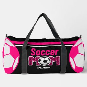 Personalised Soccer Mum Name Mother's Day Duffle Bag