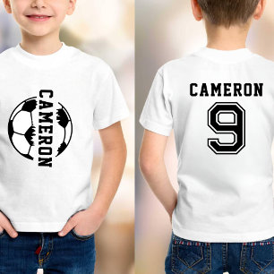 Personalised Soccer Name Soccer Mum Team Birthday T-Shirt