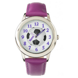 Personalised Soccer Watches for Girls with NAME