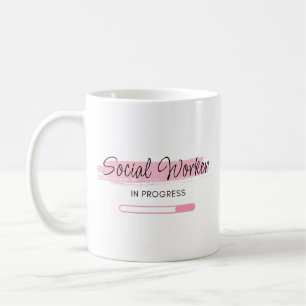 Personalised Social Worker In Progress Coffee Mug