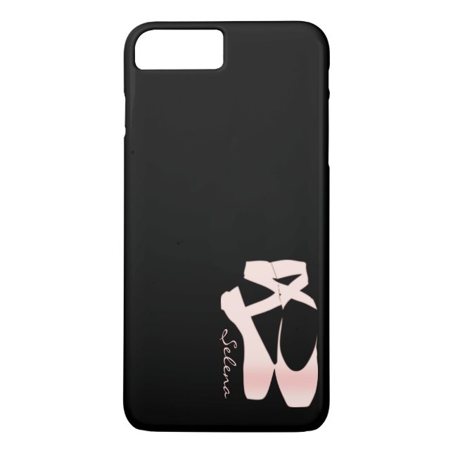 Personalised Soft Gradient Pink Ballet Shoes Case-Mate iPhone Case (Back)