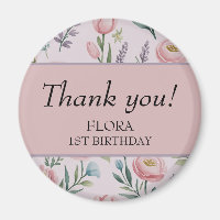 Personalised Soft Pastel Floral Roses & Tulips
