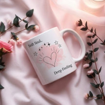 Personalised Soft Soul Ceramic Coffee Mug
