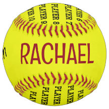 Personalised softball ball - 2019 season