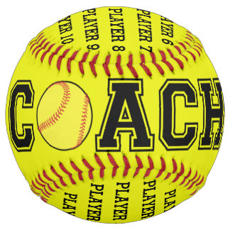 Personalised softball coach ball - 2019 season
