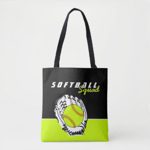 Personalised Softball Squad Tote Bag