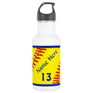 Personalised Softball Water Bottles