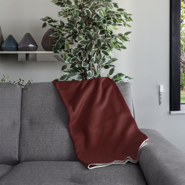 Personalised Solid Colour Fleece Blanket (Creator Uploaded)