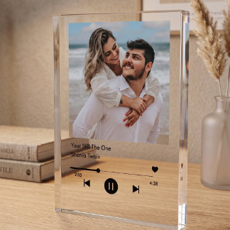Personalised Song Plaque Playlist For Couples 