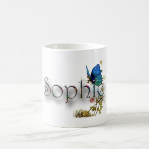 Personalised `Sophie' design Coffee Mug