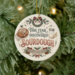 Personalised Sourdough Christmas Ornament