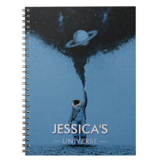 Personalised Space Astronaut Notebook