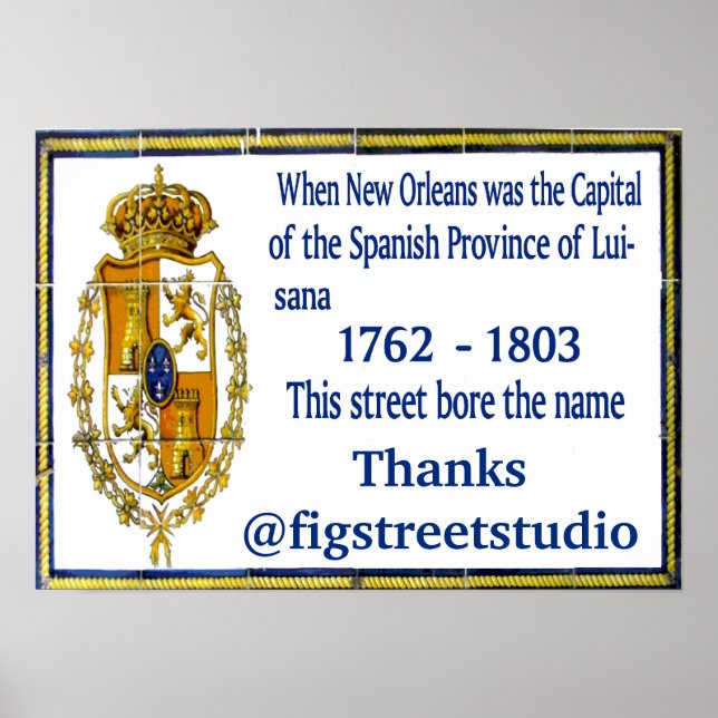 Personalised Spanish Mural Poster (Front)