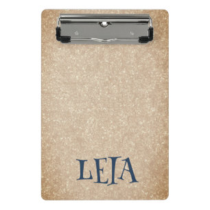 Personalised Spanish Vanilla Paper Mini Clipboard