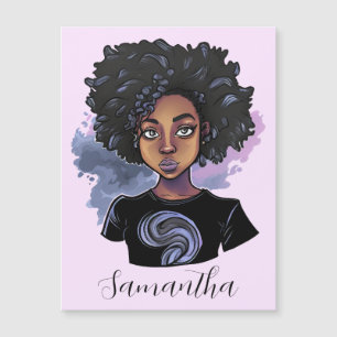 Personalised Sparkling African American Woman