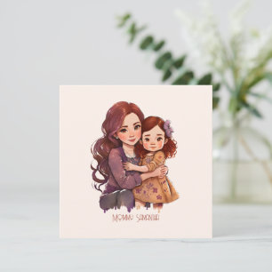 Personalised Sparkly Mother and Daughter