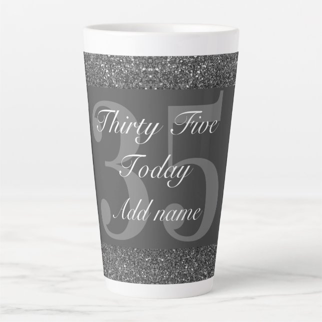 personalised special birthday mug gift 35th (Front)