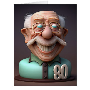 Personalised Special Funny 80years old Birthday