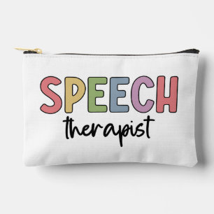 Personalised Speech Therapist SLP Accessory Pouch