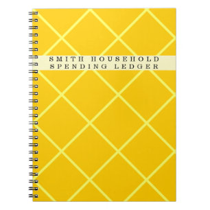 Personalised Spending Ledger Home Finances Journal
