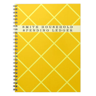 Personalised Spending Ledger Home Finances Journal