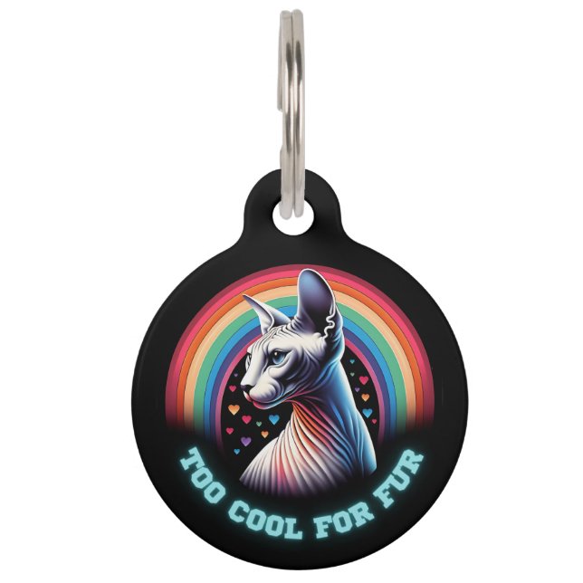  Personalised Sphynx Cats  Pet Tag (Front)