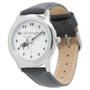 Personalised Spider Web Design Watch