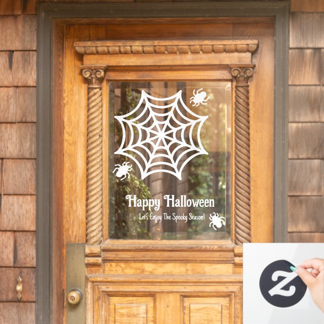Personalised Spiderweb Halloween (Home Door)