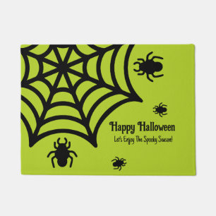 Personalised Spiderweb Halloween Doormat